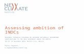 Assessing ambition of INDCs: Regional technical dialogue on INDCs