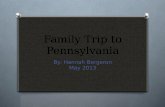 Family trip to pennsylvania