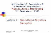 Lecture 7 Agricultural Marketing_Hashime_12_03_2015