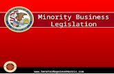 Sen. Harris Minority Business Legislation