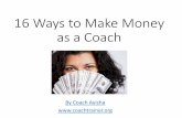 16 Ways to Make Money as a Life Coach