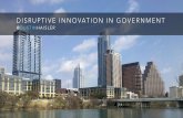 Texas Digital Government Summit Keynote - Disruptive Innovation in Government