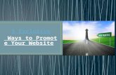5 Exclusive Ways to Promote Your Website