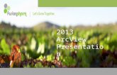 Arcview presentation april 2013 version 2