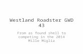 Healey Westland Roadster gwd 43 complete restoration