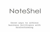 NoteShel: Business brainstorming with Post-it Notes