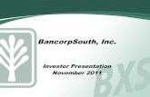 BancorpSouth Presentation