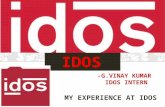 IDOS CORP internship - my experience vinay