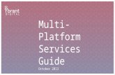 Multi platform services guide   template