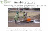 Resolving the Gender Empowerment Equation in Humidtropics System research by Tegbaru
