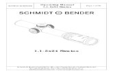 Instructions SCHMIDT & BENDER Stratos 1.1-5x24 | Optics Trade