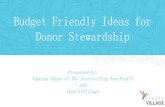 Budget Friendly Ideas for Donor Stewardship