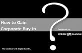 How to Gain Corporate Buy-in for Social Media?