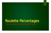 Roulette percentages
