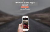How to set up your paypal account