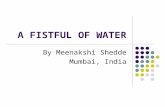 Media: Meenakshi Shedde, Mumbai, India, 16th January UN Water Zaragoza Conference 2015