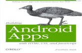 Building android apps with html, css, and java script