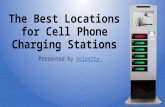 Veloxity: Best Locations For Cell Phone Charging Stations