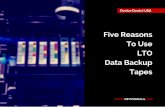 Five reasons to use lto data backup tapes