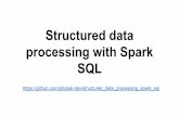 Introduction to Structured Data Processing with Spark SQL