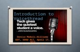 Introduction to Voicethread in the ALI Classroom