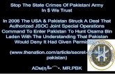 Crimes Of Pakistan Army Pt-8