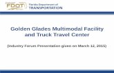 golden glades multimodal facility-truck travel center