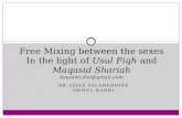 Free Mixing between the sexes in the light of the principle of islamic jurisprudence and maqasid shariah