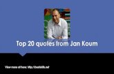 Top 20 quotes from Jan Koum