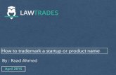 How to Trademark a Startup or Product Name