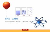 Physics M3 Gas Laws