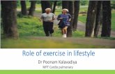 Role of exercise in lifestyle - Gisurgery