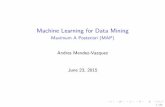 Machine Learning Maximum A Posteriori