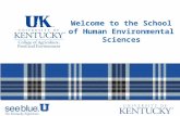 "see blue." U 2015 | School of Human Environmental Sciences (HES)