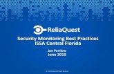 Security Monitoring Best Practices ISSA Central Florida