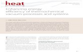 Enhancing Energy Efficiency of Thermochemical Vacuum-Processes and Systems