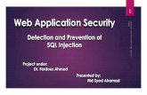 Web Application Security II - SQL Injection