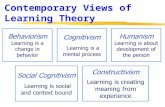 Class 6 highlights of theoretical orientations to adult learning