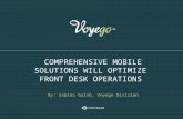 COMPREHENSIVE MOBILE SOLUTIONS WILL OPTIMIZE  FRONT DESK OPERATIONS