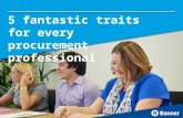 5 fantastic traits of every great procurement professional