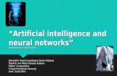 Artificial intelligence and neural networks