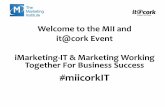 Marketing Institute iMarketing Cork Event