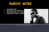 Presentation audiowire