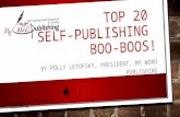 Top 20 Biggest Self-Publishing Boo-Boos
