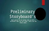 Storyboard Initial Ideas