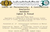 Slides on Ideas on personality(Iqbal & freud)