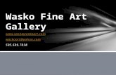 Wasko fine art gallery ppt