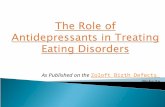 The role of antidepressants in treating eating disorders
