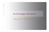 Technology Valuation. Industry Standards