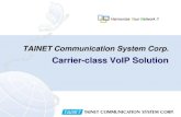 TAINET VoIP solution